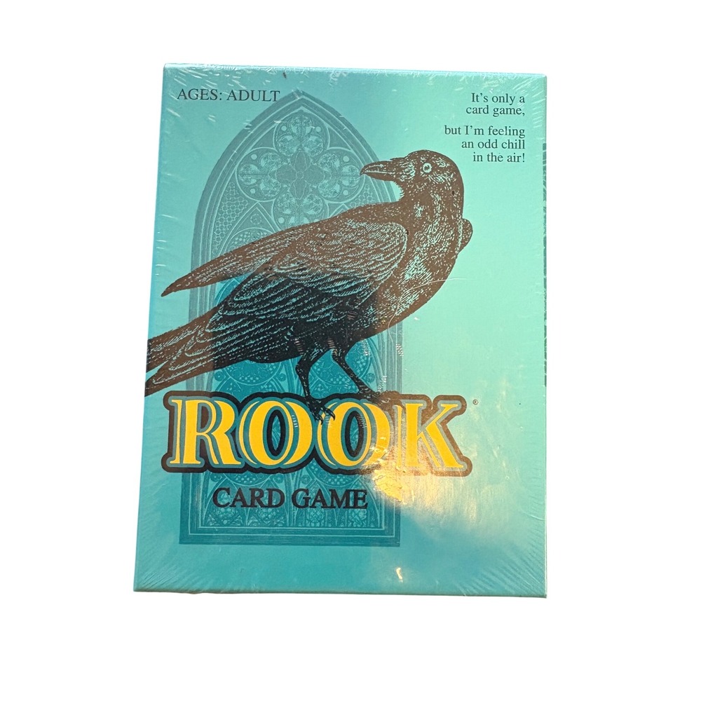 NEW Hasbro Rook Card Game 2001 Parker Brothers Teal Box‎ Sealed
